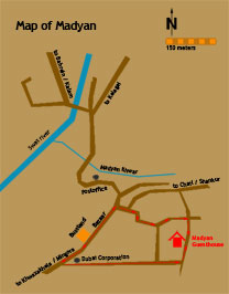 Map of Madyan