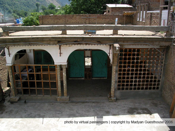 View on the guesthouse.